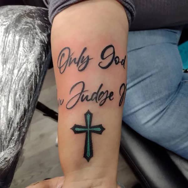 More Unique “Only God Can Judge Me” Tattoos To Take Inspiration From