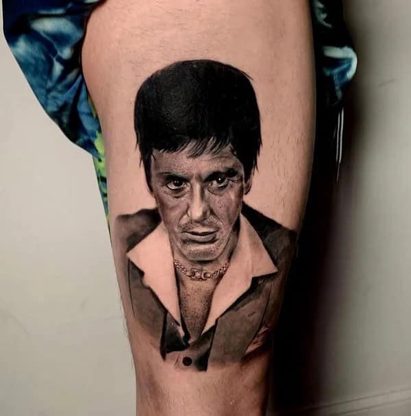 Al Pacino Scarface Tattoo