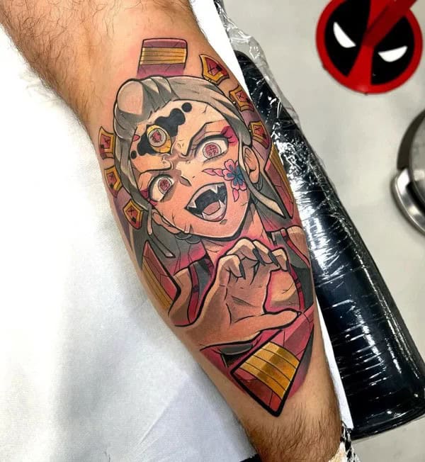 Anime Foot Tattoo