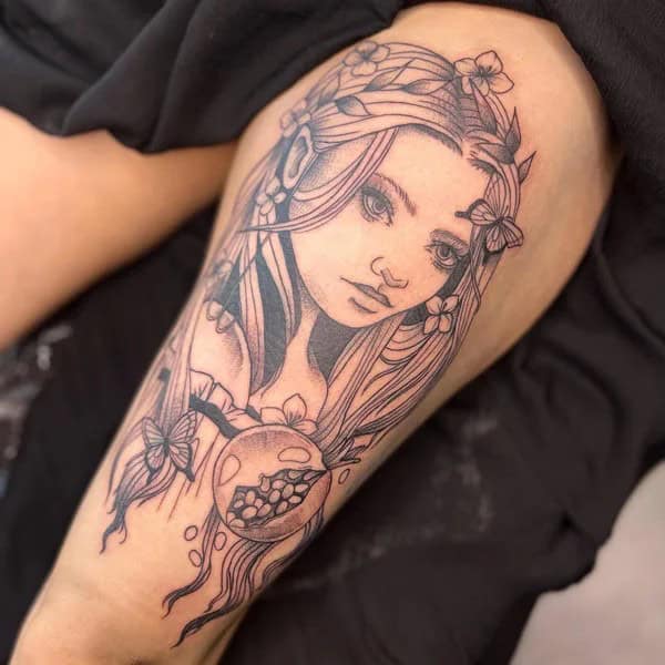 Explore More Engaging  Designs Of Persephone Tattoo