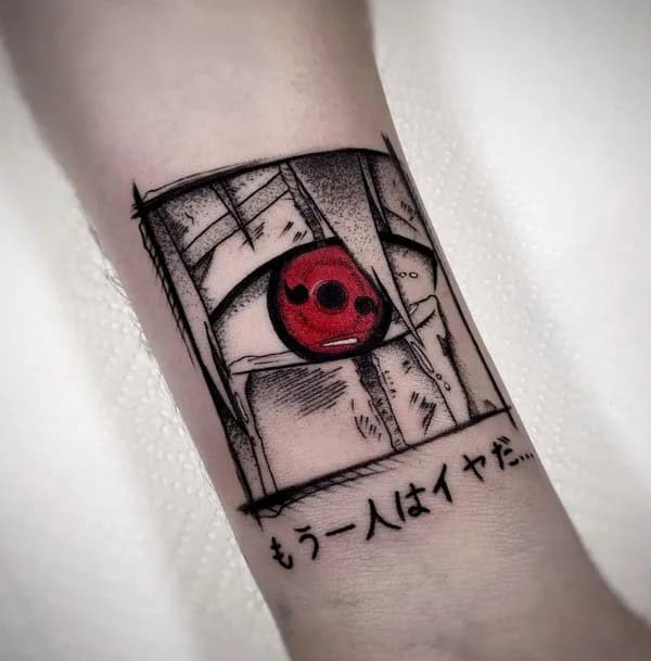 Madara Sharingan Tattoo