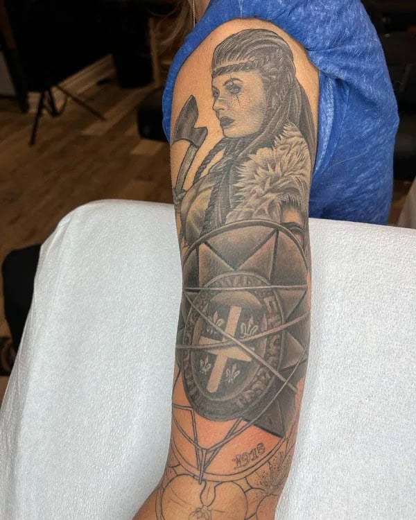 Irish Warrior Tattoo