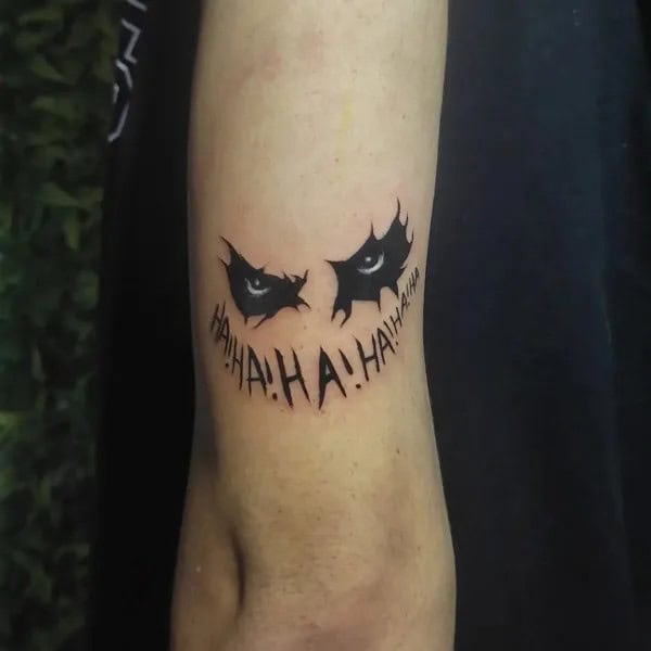 Joker Eyes Tattoo