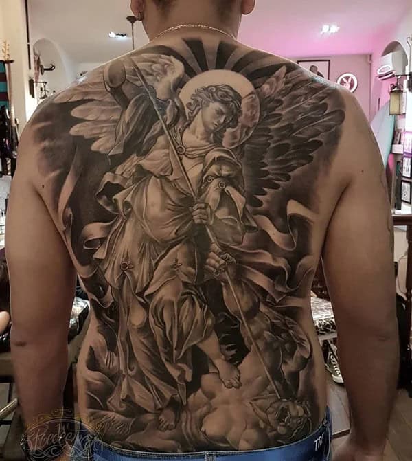 Warrior Archangel Michael Tattoo