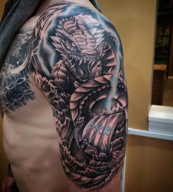 Fenrir Arm Tattoo