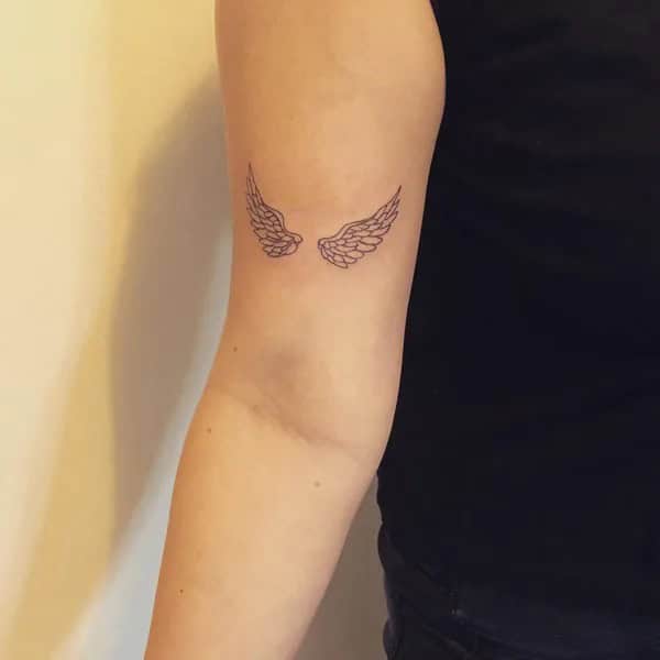 Small Angel Wings Tattoo