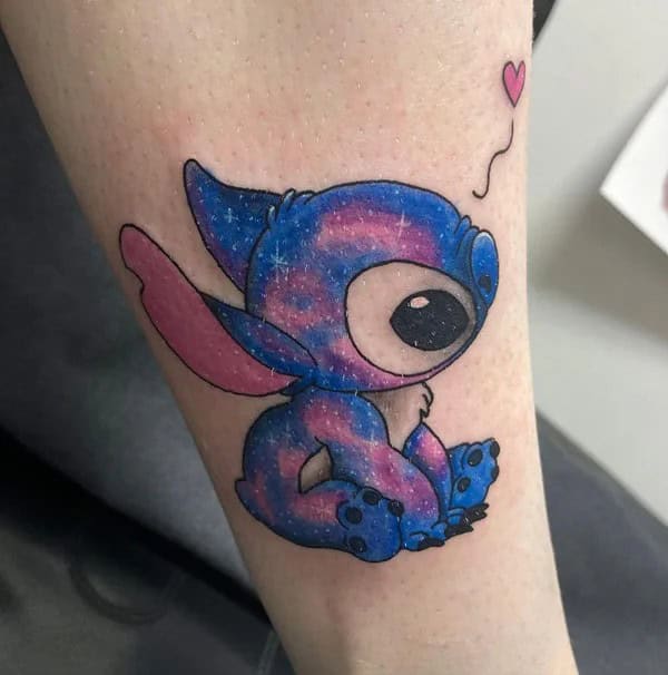 Cute Stitch Tattoo