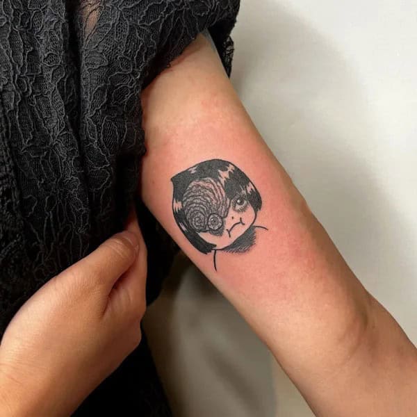 Small Junji Ito Tattoo