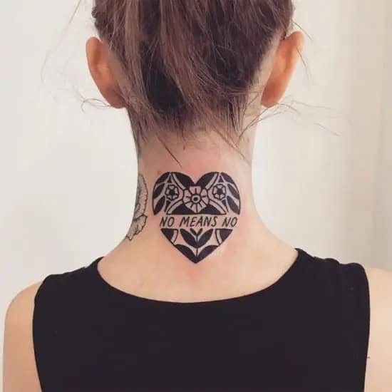 Feminist Heart Tattoo