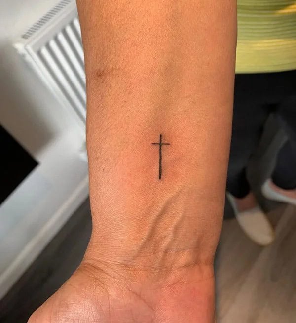 Small Cross Tattoo