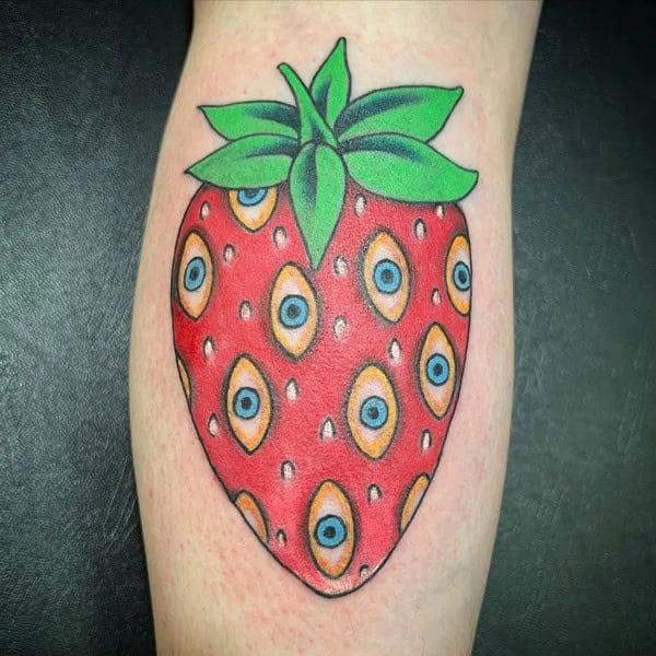 More Designs of Strawberry Tattoos To Check Out This Instant