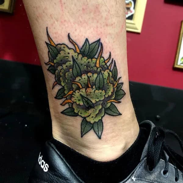 Weed Plant Tattoo