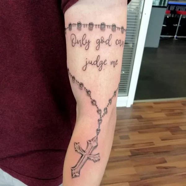 More Unique “Only God Can Judge Me” Tattoos To Take Inspiration From