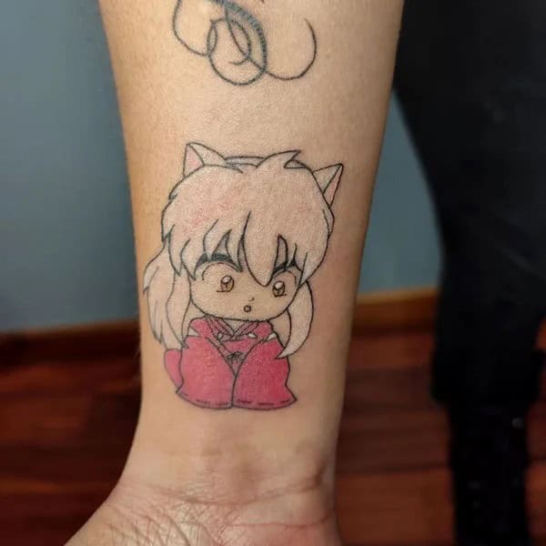 Anime Wrist Tattoo