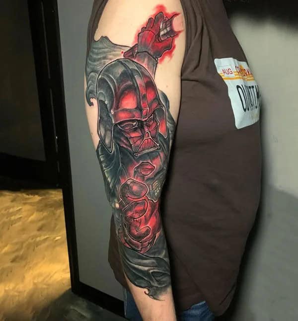 Darth Vader Tattoo On Sleeve