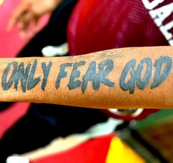 Only Fear God Tattoo