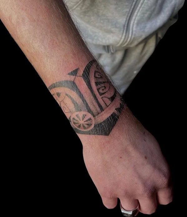 Polynesian Wrist Tattoo