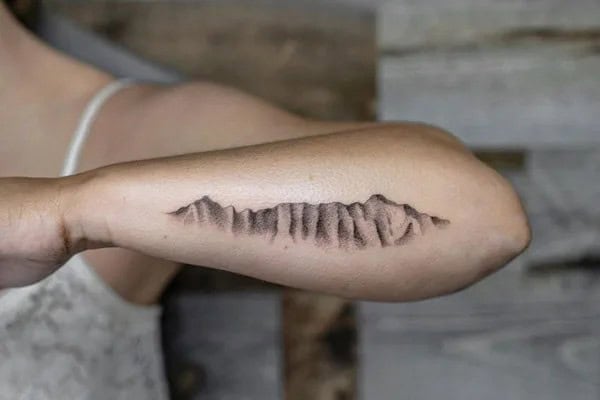 Mountain Range Tattoo