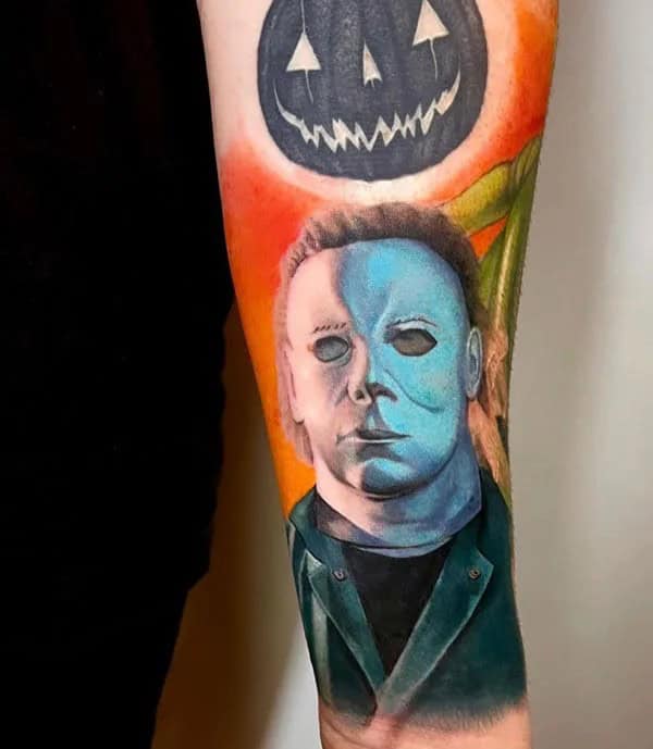 Michael Myers House Tattoo