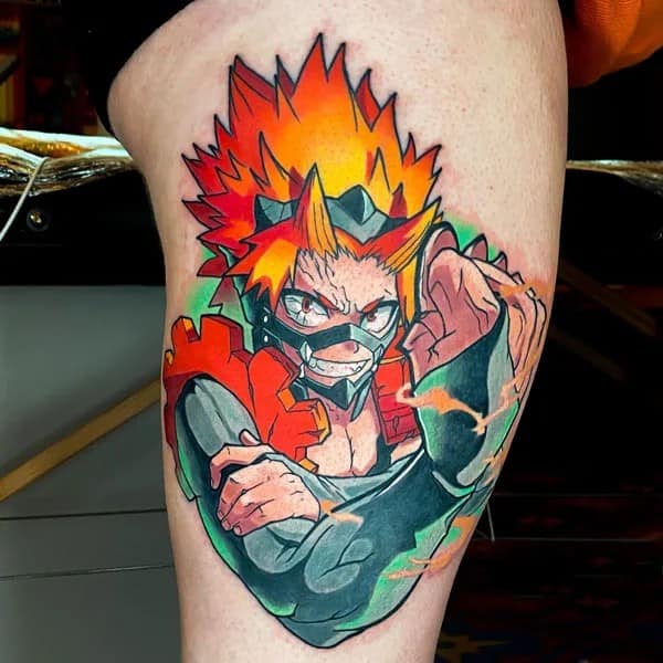 Anime Foot Tattoo