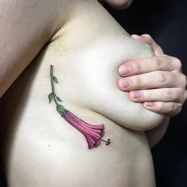 Whale Side Boob Tattoo