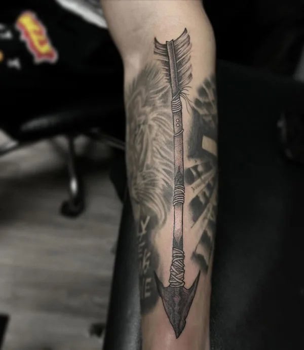 Arrow Forearm Tattoo