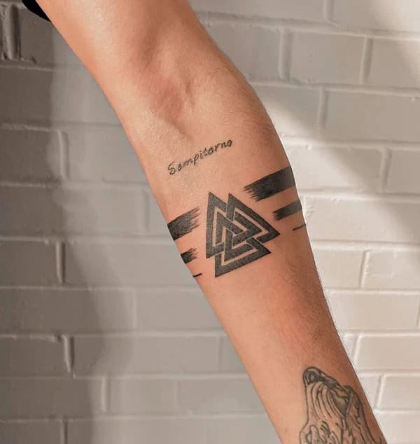 Valknut Armband Tattoo