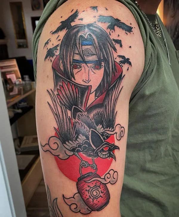 Itachi Hand Tattoo