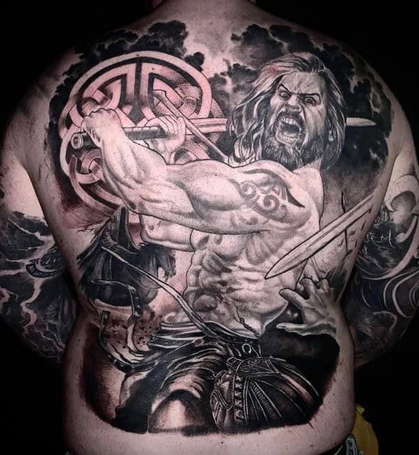 Celtic Warrior Tattoo