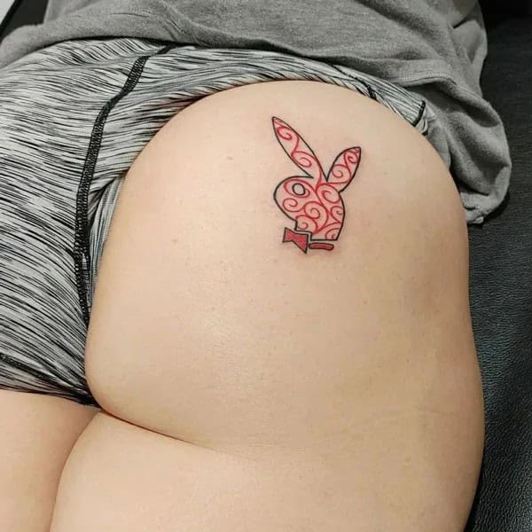 Playboy Butt Tattoo