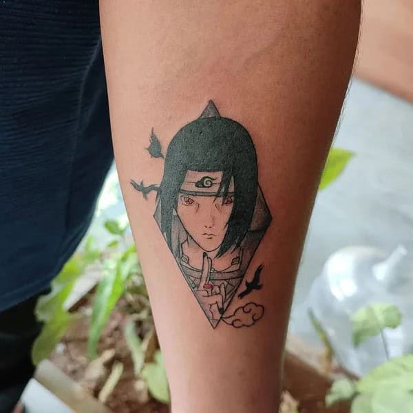 Itachi Hand Tattoo