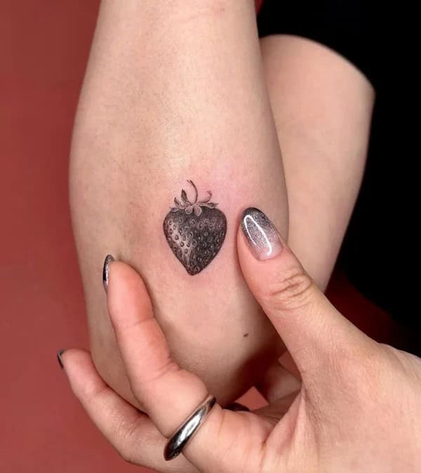 More Designs of Strawberry Tattoos To Check Out This Instant