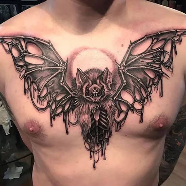 Bat Tattoo On Hand