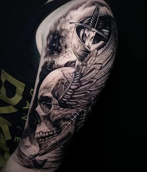 Viking Skull Tattoo