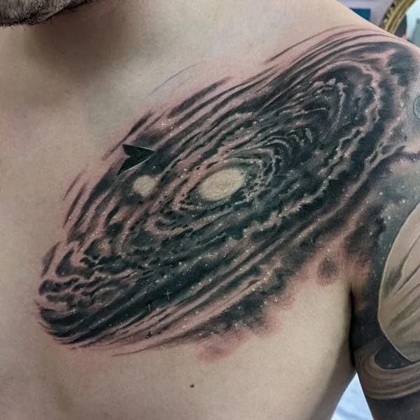 Andromeda Galaxy Tattoo