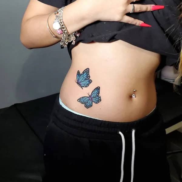 Side Stomach Tattoo