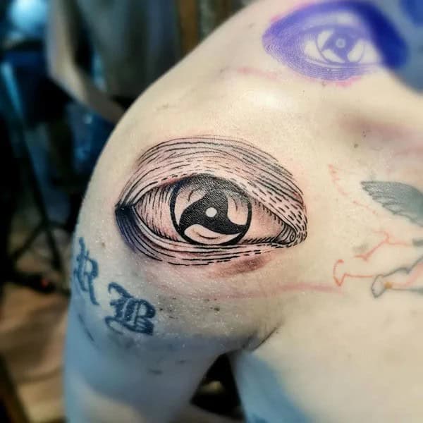 Madara Sharingan Tattoo