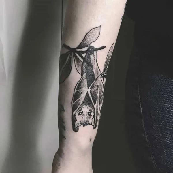 Bat Tattoo On Hand