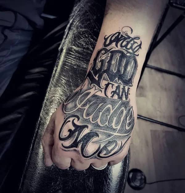 More Unique “Only God Can Judge Me” Tattoos To Take Inspiration From