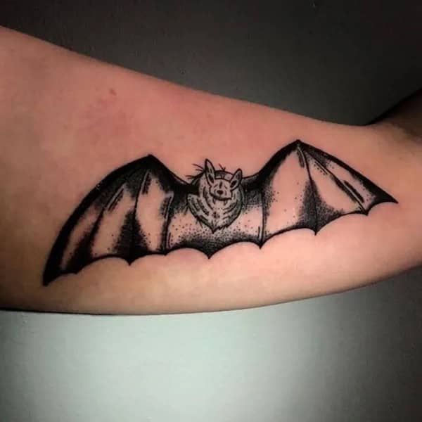 Bat Tattoo On Hand