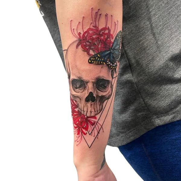 Demon Slayer Spider Lily Tattoo