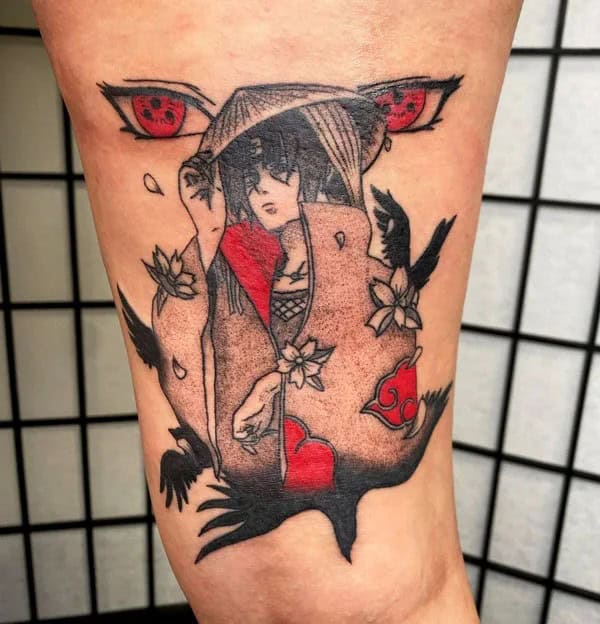 Madara Sharingan Tattoo