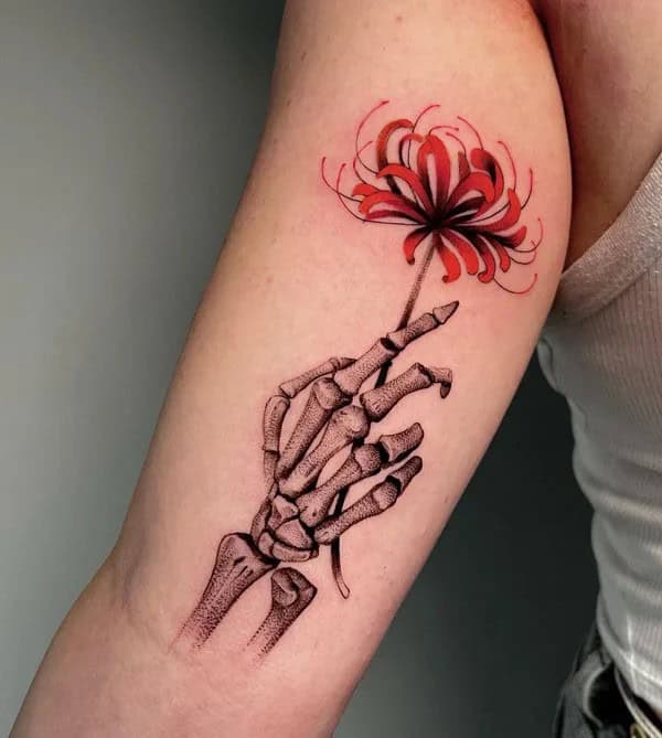 Demon Slayer Spider Lily Tattoo