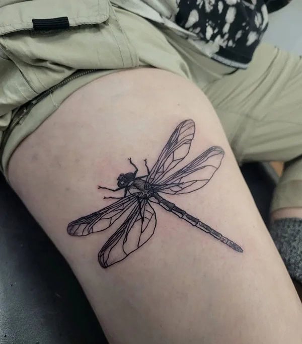 More Sublime Entries Of Dragonfly Tattoos