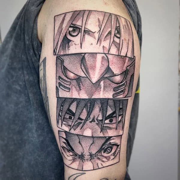 Anime Foot Tattoo