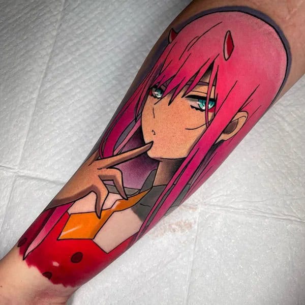 Anime Foot Tattoo