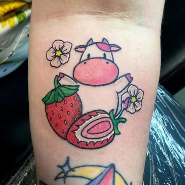 More Designs of Strawberry Tattoos To Check Out This Instant