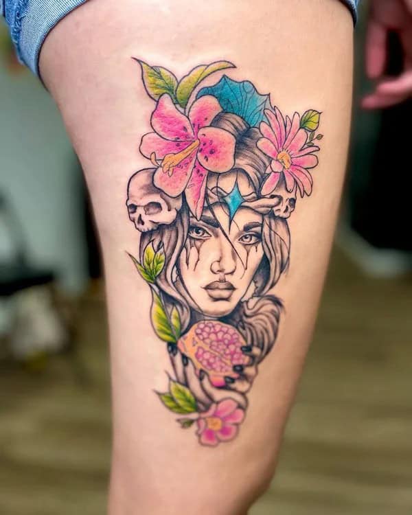 Explore More Engaging  Designs Of Persephone Tattoo