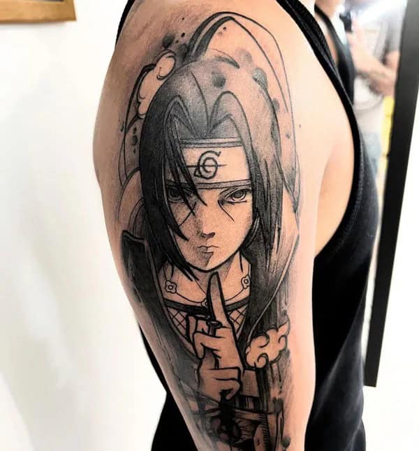 Madara Sharingan Tattoo