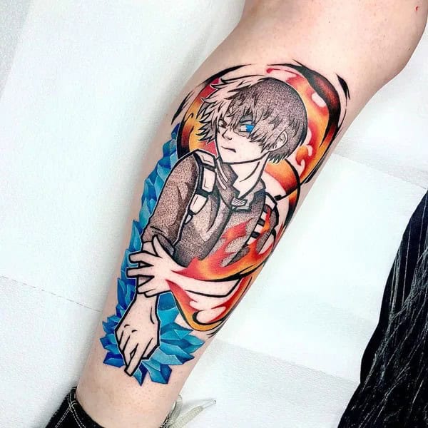 Anime Foot Tattoo